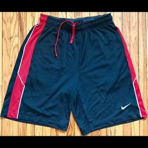 Men’s Nike Dri Fit Basketball Shorts w/Pockets Red